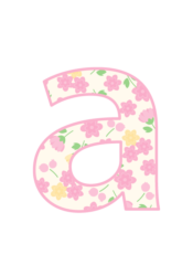 アルファベット「a」