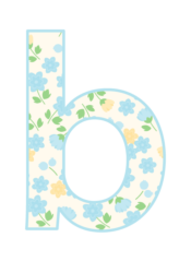 アルファベット「b」