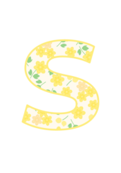 アルファベット「s」