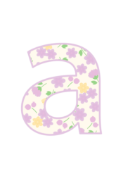 アルファベット「a」