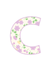 アルファベット「c」