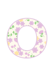 アルファベット「o」