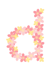 アルファベット「d」
