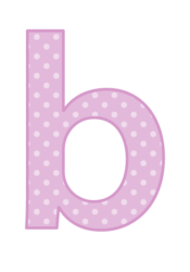 アルファベット「b」