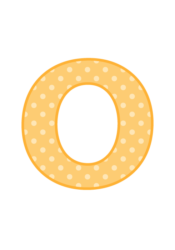 アルファベット「o」