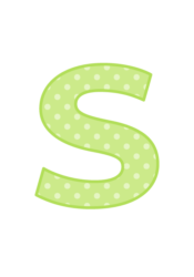 アルファベット「s」