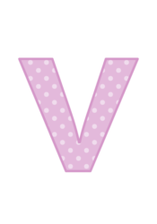 アルファベット「v」