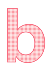 アルファベット「b」