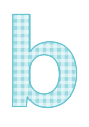 アルファベット「b」
