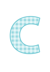 アルファベット「c」