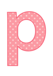 アルファベット「p」