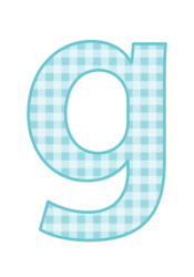 アルファベット「g」