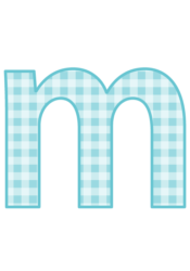 アルファベット「m」