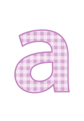 アルファベット「a」