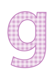 アルファベット「g」