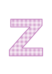 アルファベット「z」