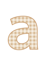 アルファベット「a」