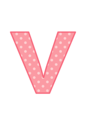 アルファベット「v」