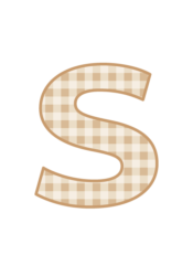 アルファベット「s」