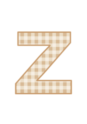 アルファベット「z」