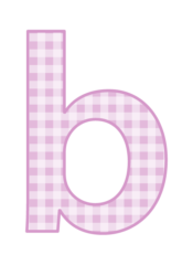 アルファベット「b」
