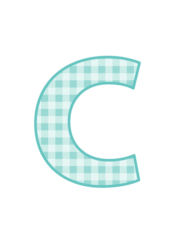 アルファベット「c」
