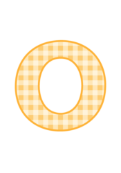 アルファベット「o」