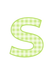 アルファベット「s」