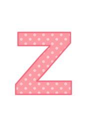 アルファベット「z」