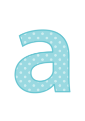 アルファベット「a」