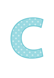 アルファベット「c」