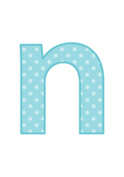 アルファベット「n」