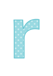 アルファベット「r」