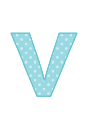 アルファベット「v」