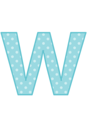 アルファベット「w」