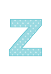 アルファベット「z」