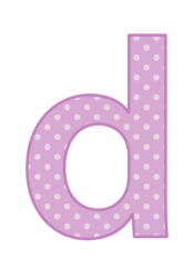 アルファベット「d」
