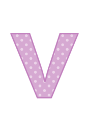 アルファベット「v」
