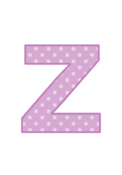 アルファベット「z」