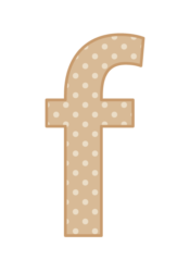 アルファベット「f」