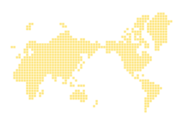 世界地図（ドット地図）