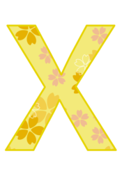 アルファベット「X」