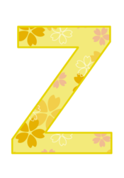 アルファベット「Z」