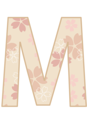 アルファベット「M」