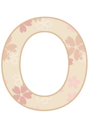 アルファベット「O」