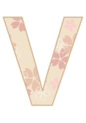 アルファベット「V」