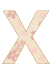 アルファベット「X」