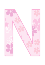 アルファベット「N」
