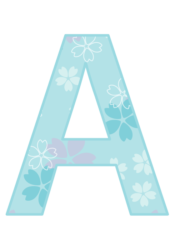 アルファベット「A」
