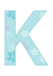 アルファベット「K」